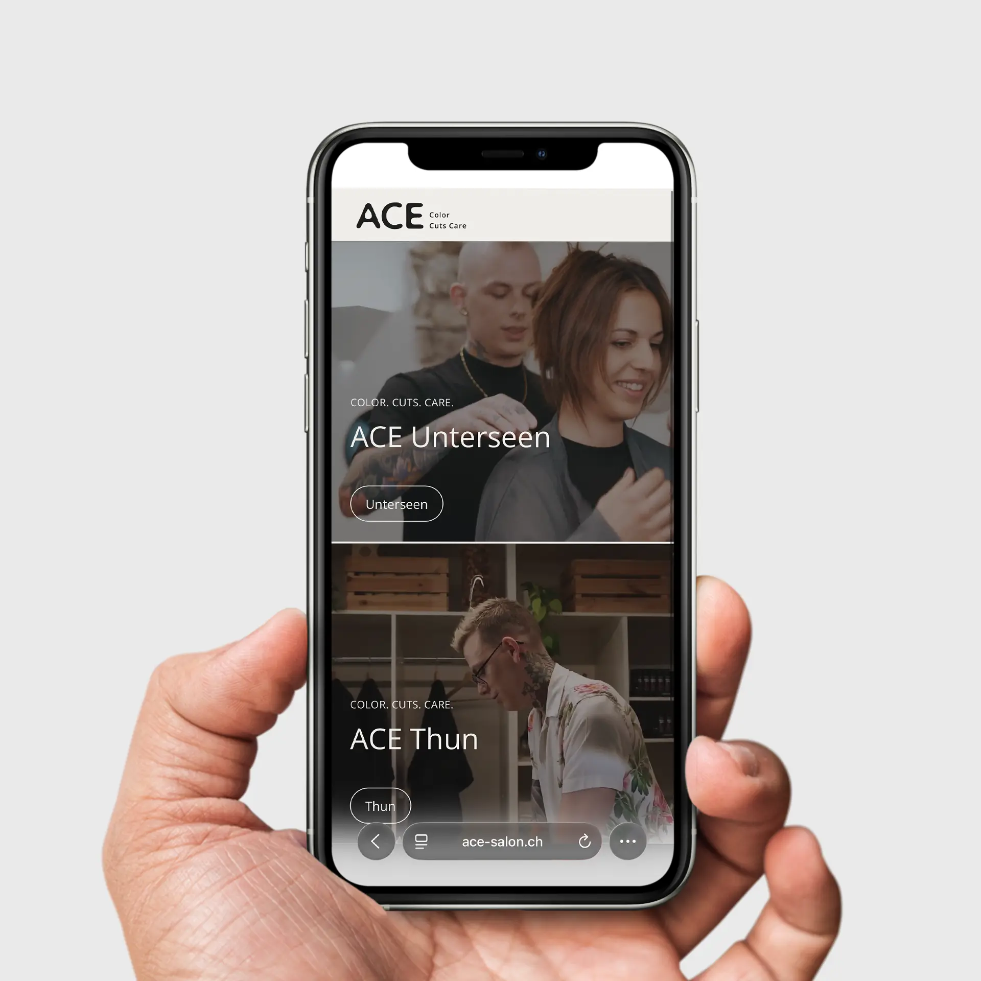 ACE Coiffeur Unterseen Thun Neue Website Beitrag